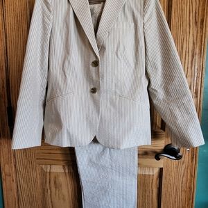 Talbot cotton 2 piece pants suit  size 10